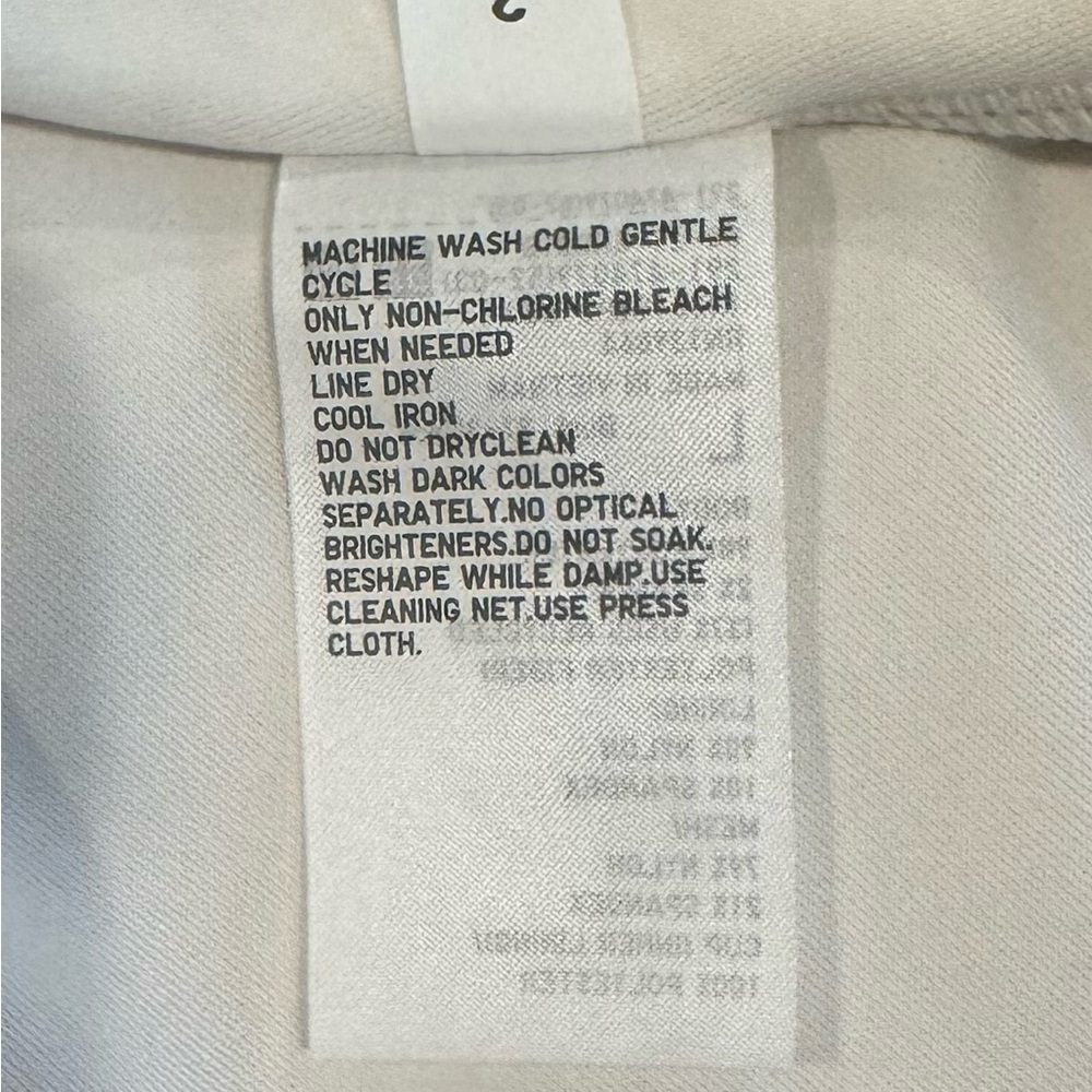 Uniqlo Crepe Jersey Bra Camisole Dress off white with Slip Lg - Picture 6 of 10